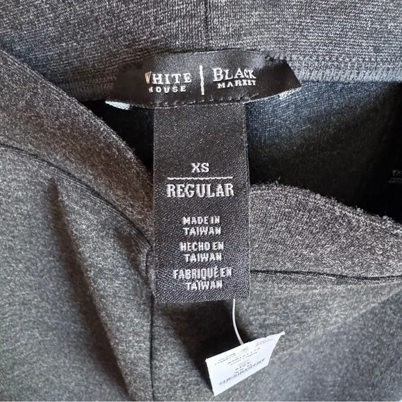 White House Black Market Dark Gray Leggings NWT Women's Size XS Regular - Picture 6 of 10